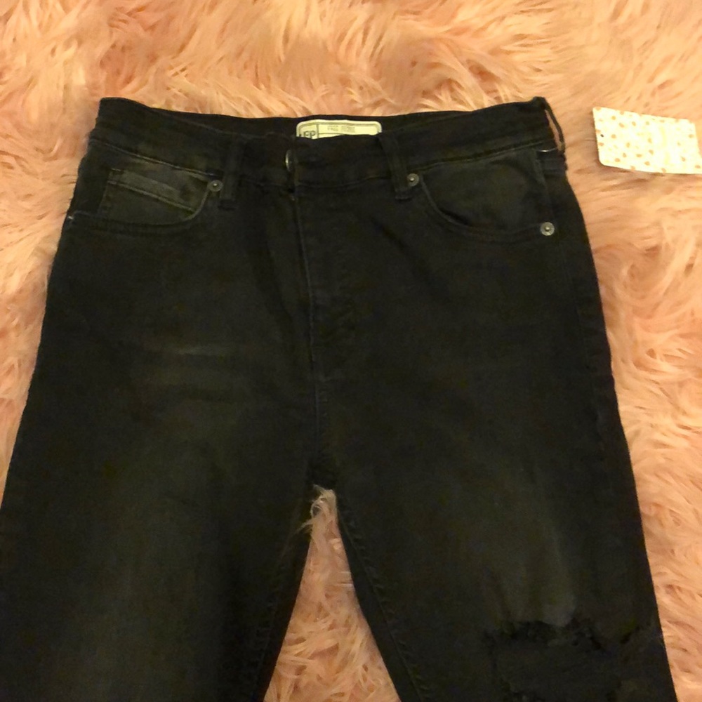 Free people shark bite skinny jeans